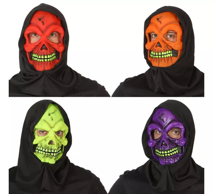 Máscara Calavera con capucha 4 colores surtidos