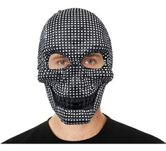 Totenkopfmaske mit Diamant