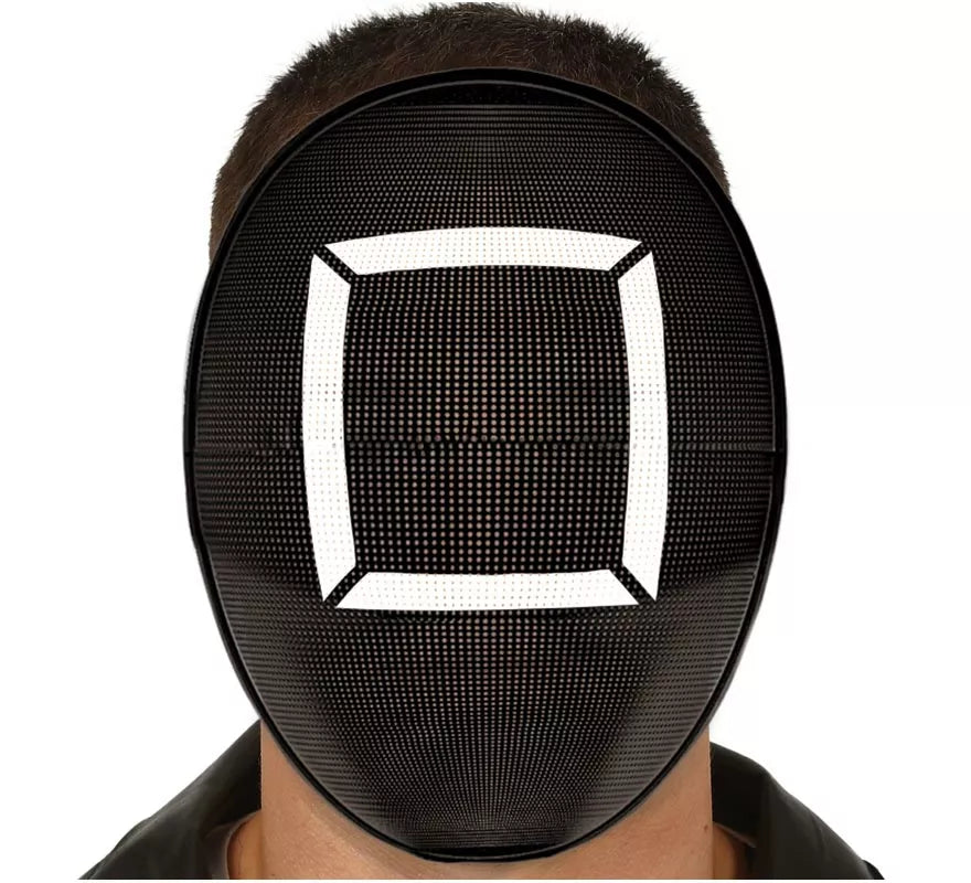 Máscara Cuadrado Vigilante de Juego de PVC