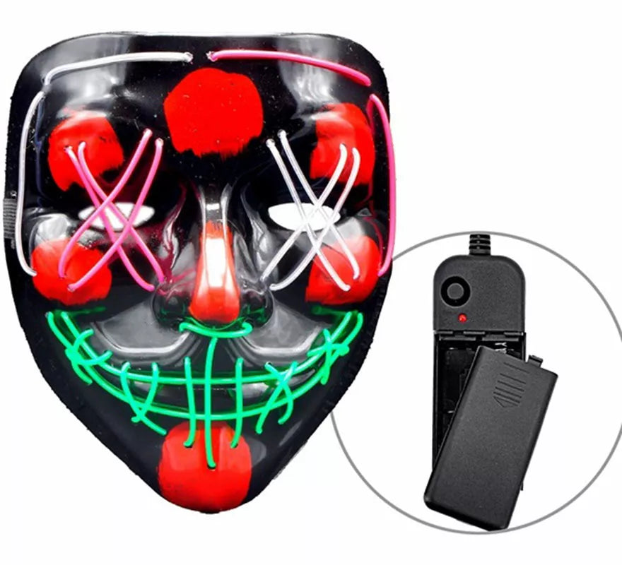 Translation missing: de.Máscara de Asesino Aterrador con LED multicolor