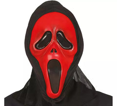 Rote Assassinen Maske ohne Kapuze