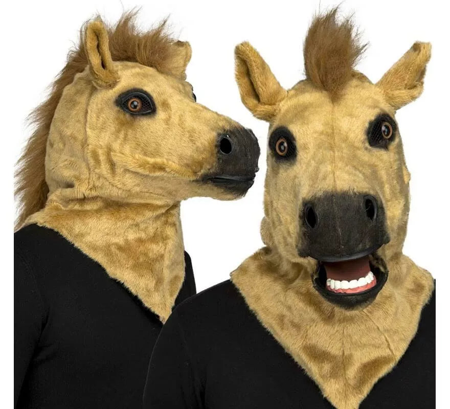 Translation missing: de.Máscara de Caballo con movimiento de mandíbula