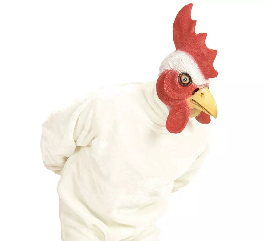Translation missing: de.Máscara de Cabeza de Pollo completa adulto