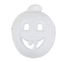 Papierweiße Kürbismaske