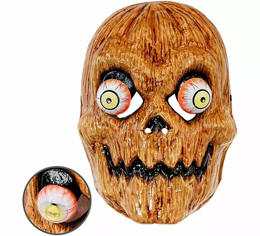 Translation missing: de.Máscara de Calabaza Terrorífica con Ojos Saltones