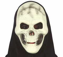 Schädelmaske mit PVC-Haube