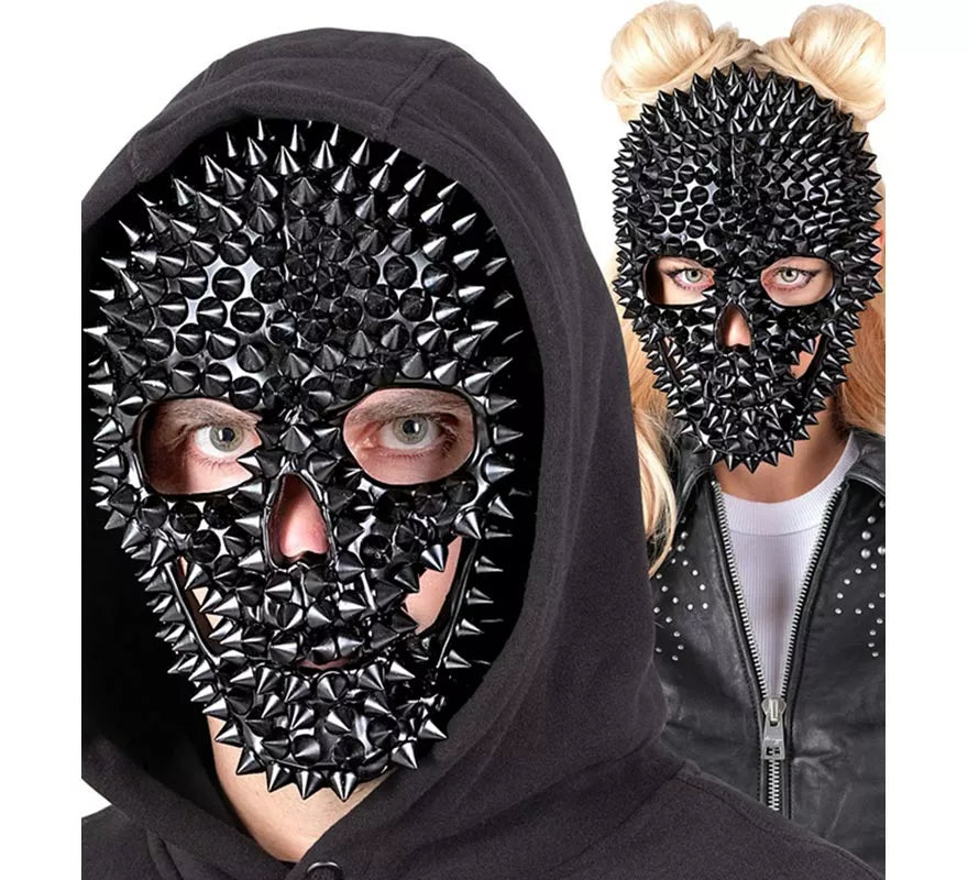Máscara de Calavera con Tachuelas