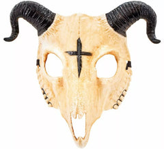 Satanische Widderschädelmaske