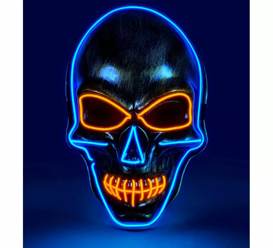 Translation missing: de.Máscara de Calavera dorada LED de Colores