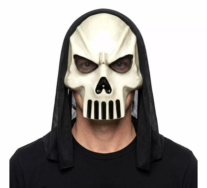 Máscara de Calavera Fantasma con Capucha