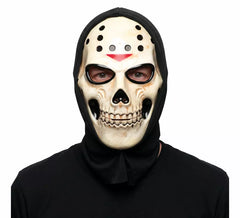 Hockey-Schädelmaske mit Kapuze