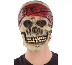 Piratenschädelmaske für Erwachsene