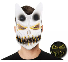 Hasenmaske mit Leuchtröhre