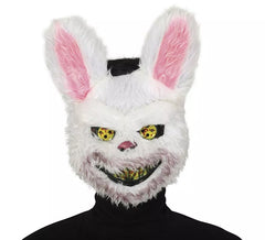 Horror-Hasenmaske mit Haarspange