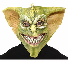 Grüne bösartige Kreaturenmaske aus Latex