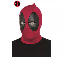 Deluxe Deadpool- Maske für Erwachsene in Rot und Schwarz