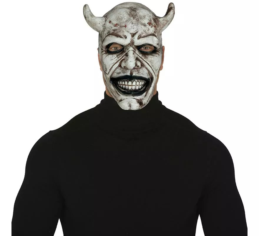 Translation missing: de.Máscara de Demonio Blanco Látex