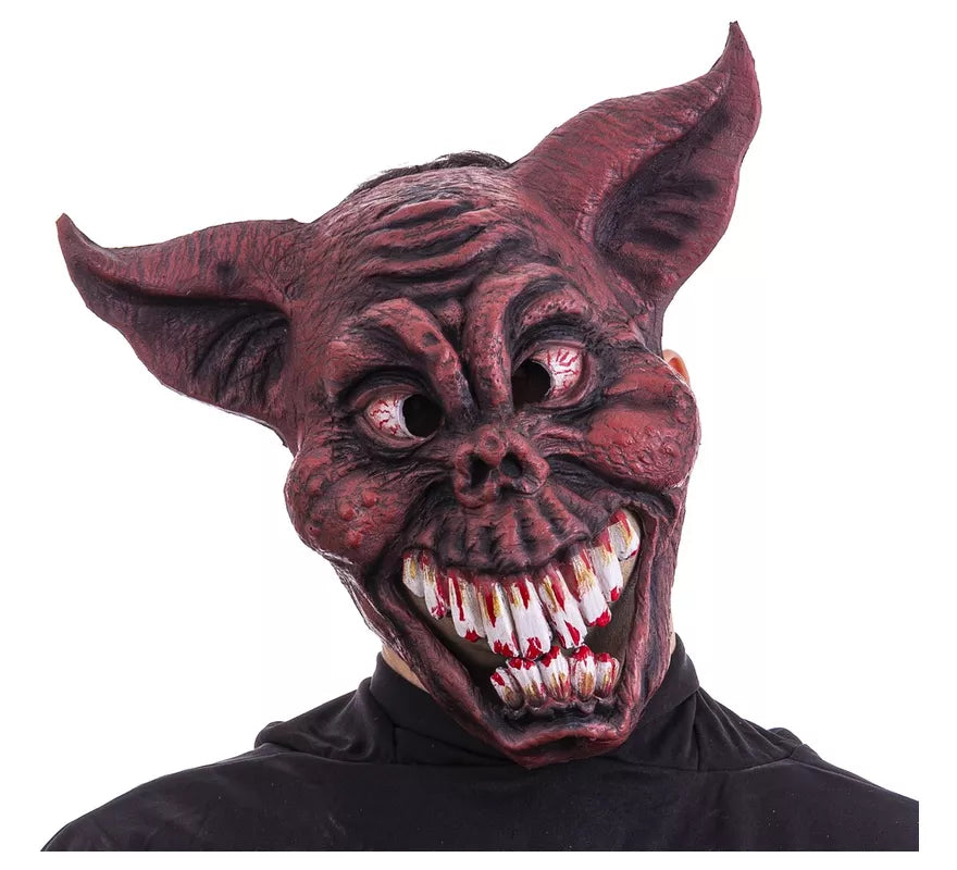Translation missing: de.Máscara de Demonio Sonriente de Espuma de 31x6x28 cm