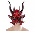 Máscara de Diablo con Cuernos roja de 72x56x45 cm