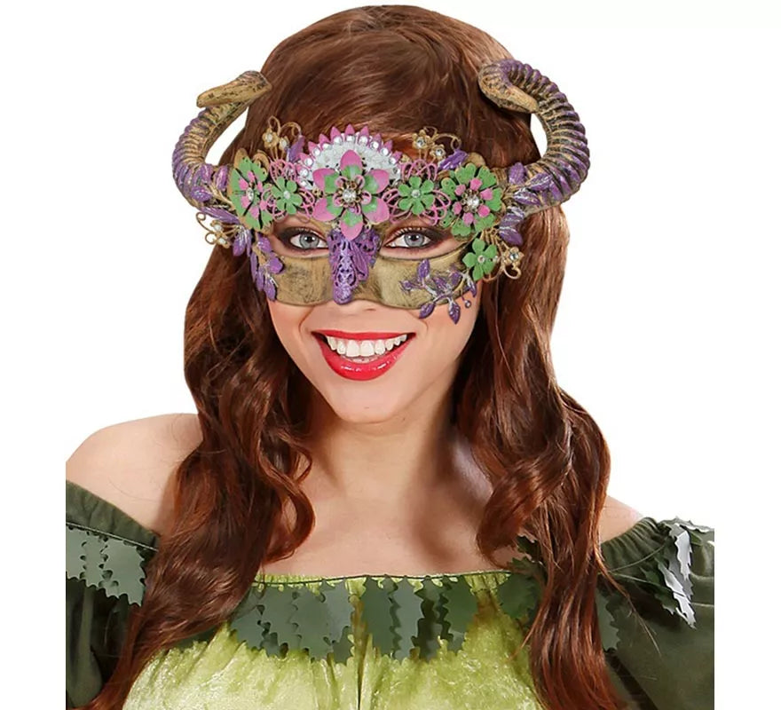 Translation missing: de.Máscara de Diablo Teatral con Flores