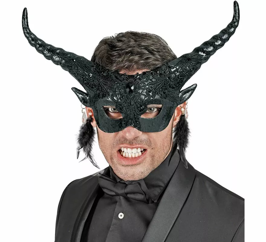 Translation missing: de.Máscara de Diablo Teatral negra