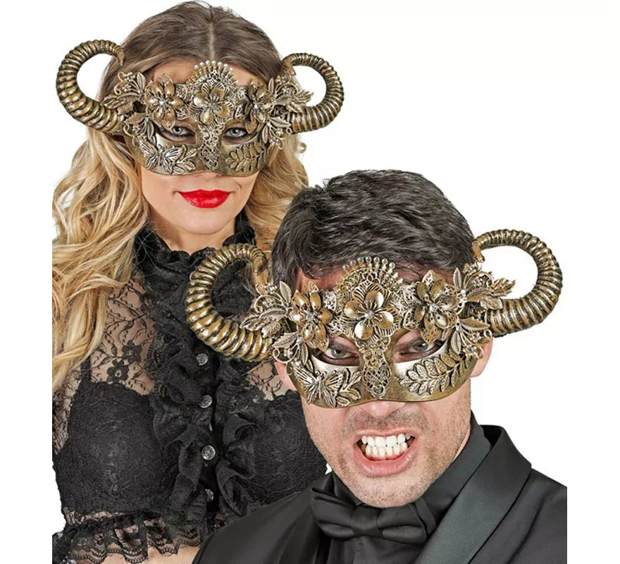 Translation missing: de.Máscara de Diablo Teatral oro
