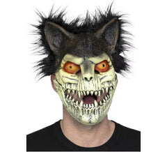 Katze-Skelett-Maske mit Ohren