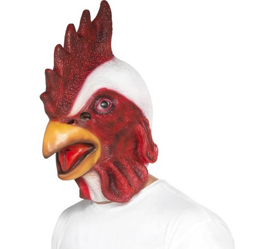 Translation missing: de.Máscara de Gallo Blanco de látex