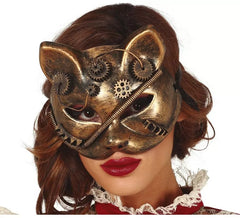 Steampunk-Katzenmaske