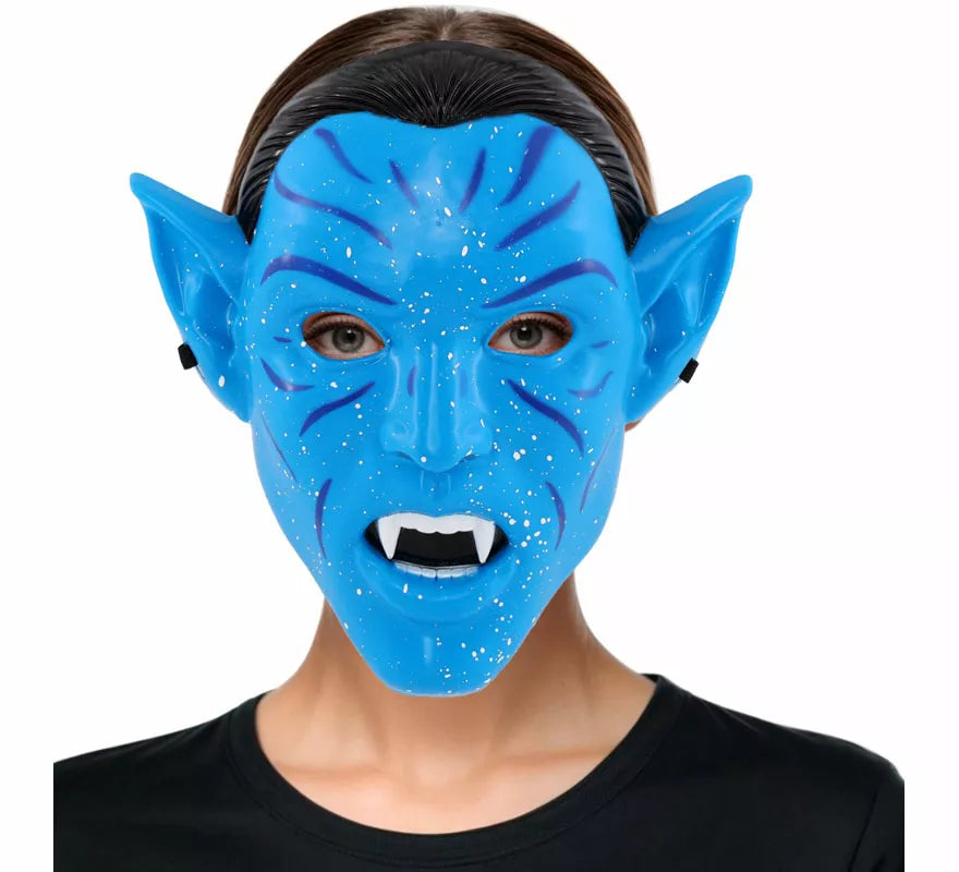 Translation missing: de.Máscara de Guerrera Tribal azul para mujer