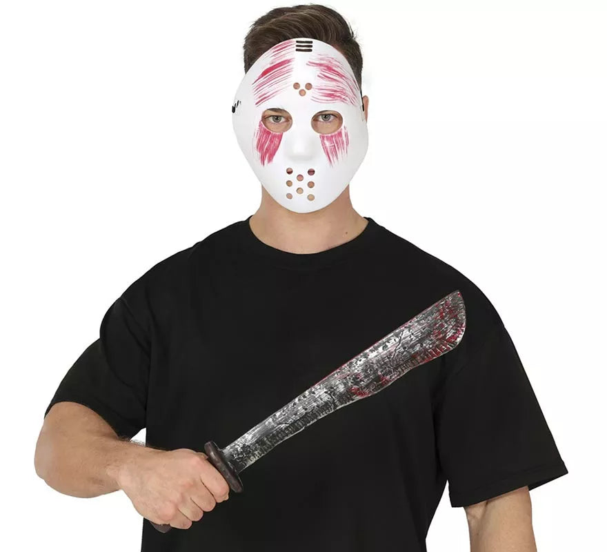 Translation missing: de.Máscara de Hockey Sangriento con Machete
