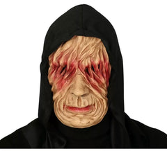 Maske des Aussätzigen mit Kapuze