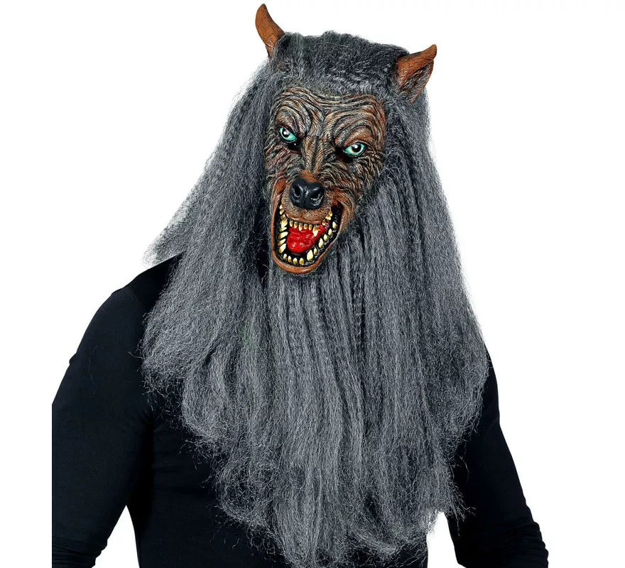Translation missing: de.Máscara de Hombre Lobo con Pelo