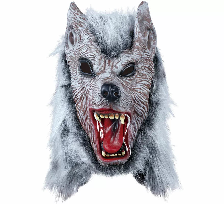 Translation missing: de.Máscara de Lobo Feroz con Pelo de Látex
