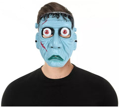 Blaue Kulleraugen-Monstermaske aus Kunststoff