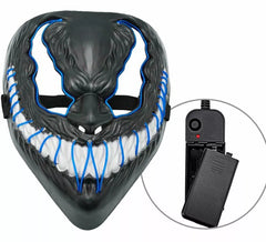 Monstermaske mit blauer LED