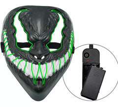 Monstermaske mit grüner LED