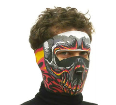 Stoff Feuer Monster Maske für Halloween
