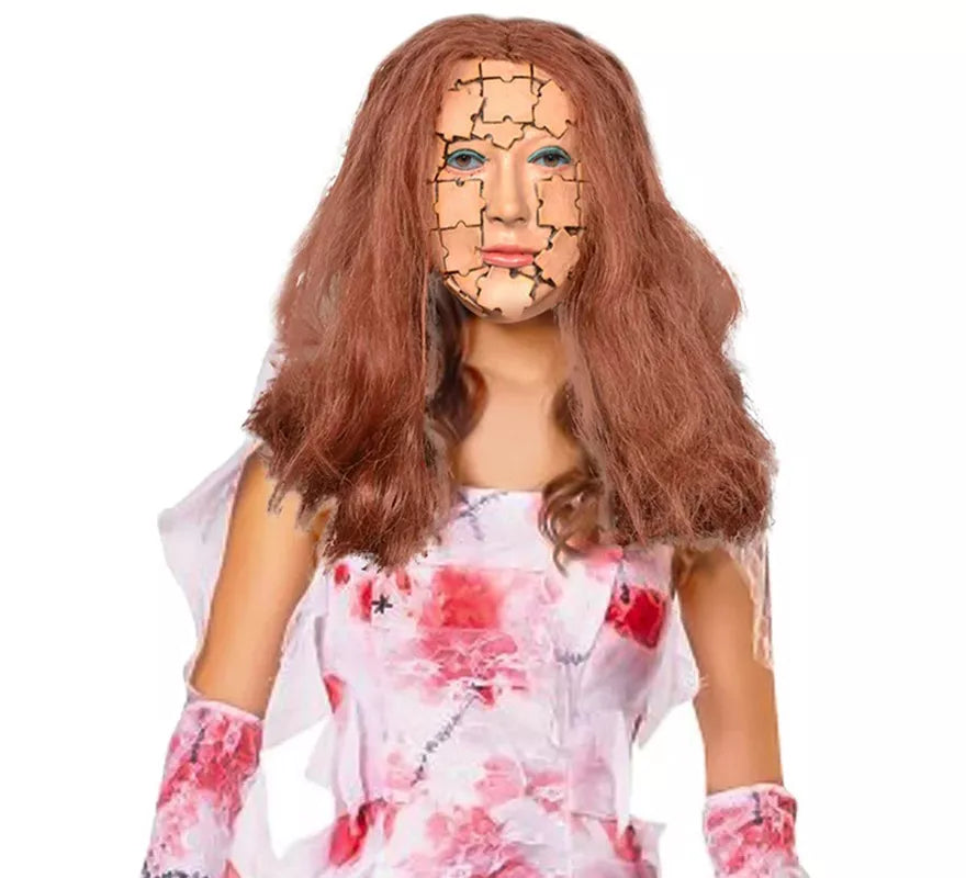 Translation missing: de.Máscara de Mujer Piezas de Puzzle con Pelo