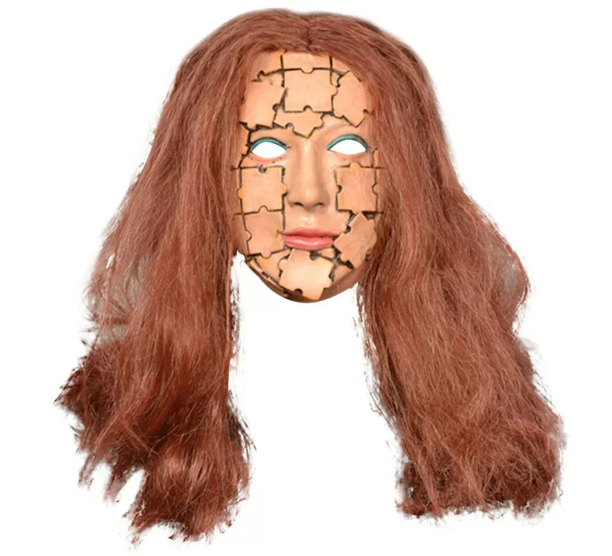 Translation missing: de.Máscara de Mujer Piezas de Puzzle con Pelo