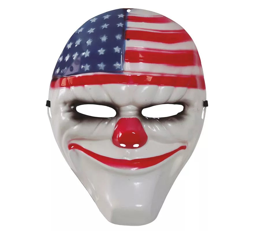 Máscara de Payaso Bandera América