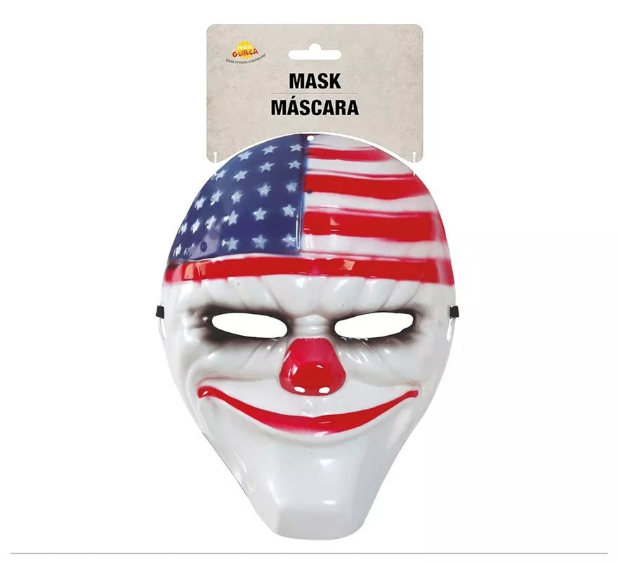 Máscara de Payaso Bandera América