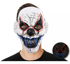 Clown Maske mit Licht