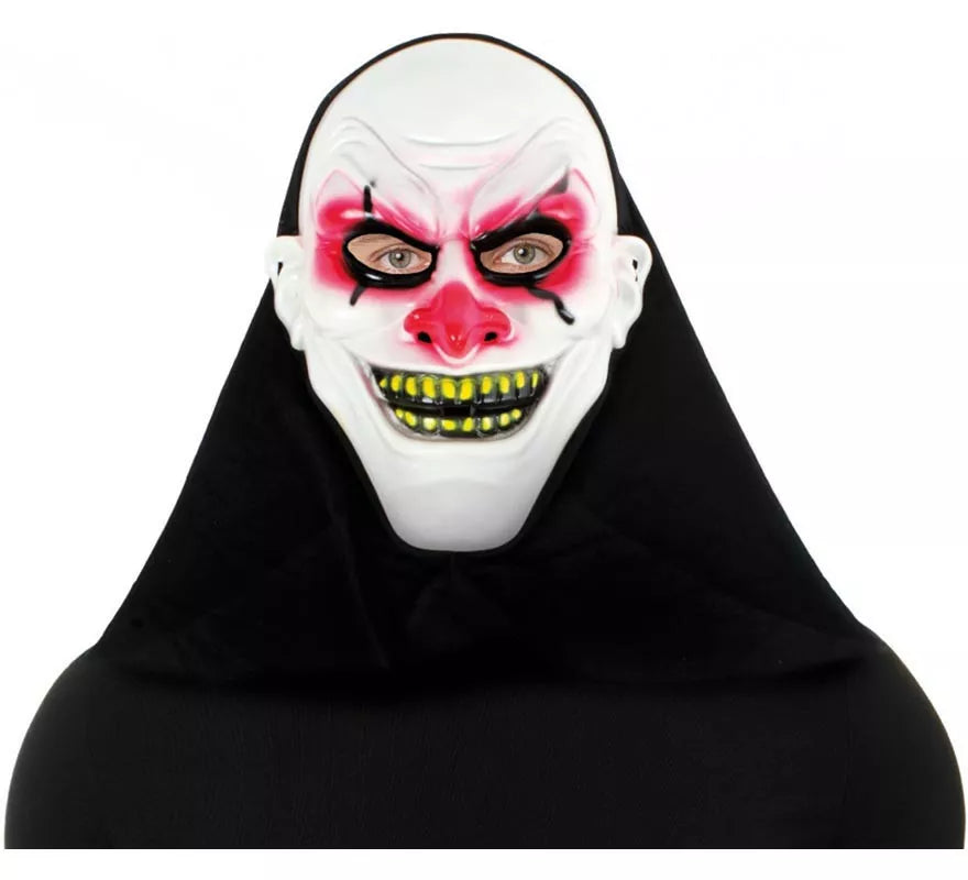 Translation missing: de.Máscara de Payaso Tenebroso con tela de plástico