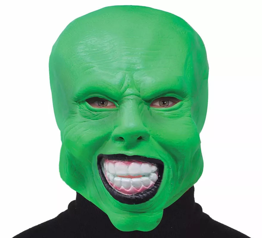 Translation missing: de.Máscara de Personaje Verde Alocado de Látex