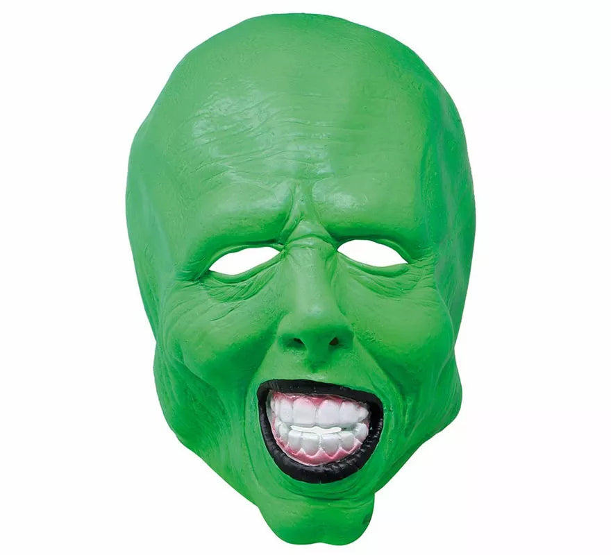 Translation missing: de.Máscara de Personaje Verde Alocado de Látex