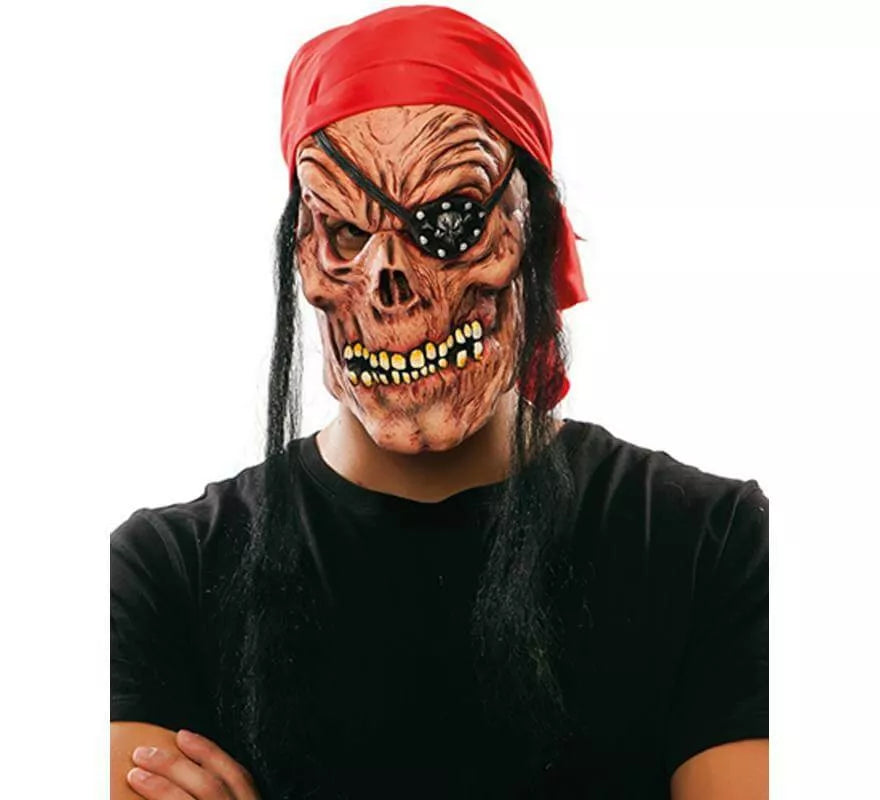 Translation missing: de.Máscara de Pirata Zombie con Pañuelo