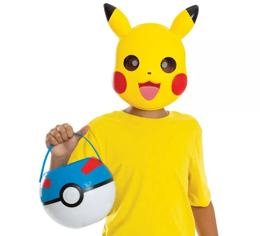 Máscara de Pokemon Pikachu infantil