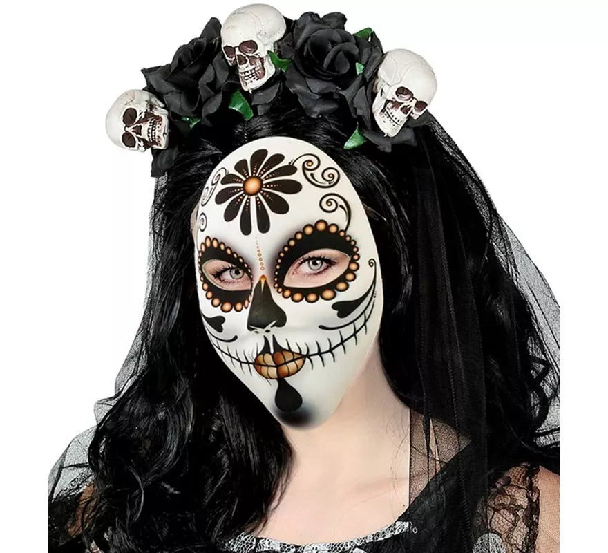 Translation missing: de.Máscara de Señora Día de Los Muertos