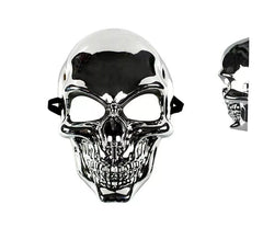 Totenkopfmaske mit Metalleffekt